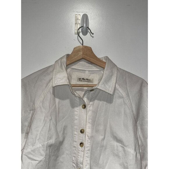 Free People We The Free  White Ellie Puff Sleeve Solid Top Womens size XS - Picture 3 of 9